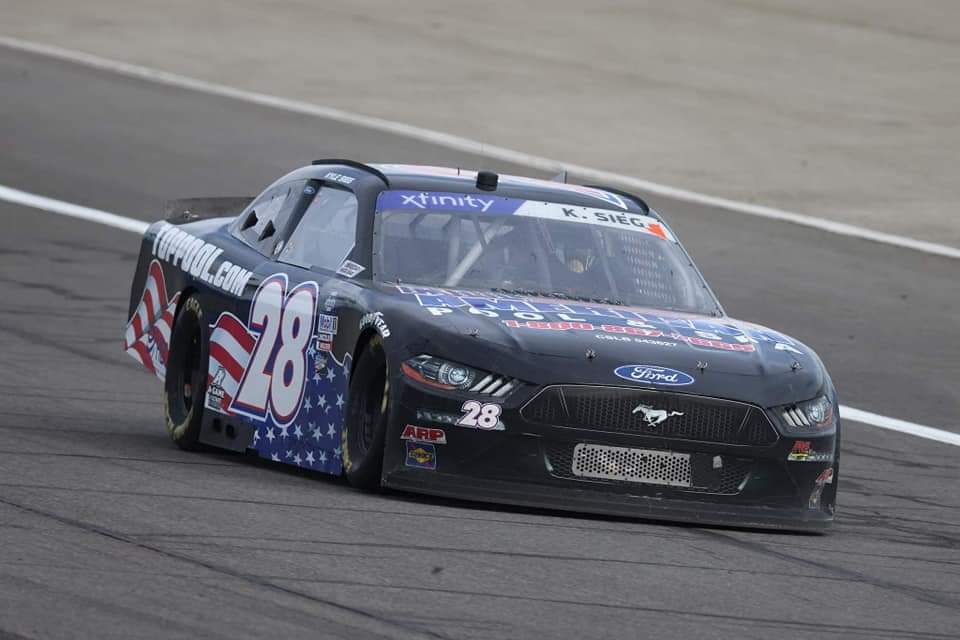 Kyle Sieg in the All American Pool and Spa Mustang At Fontana Production Alliance 300